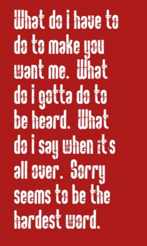 ... Quotes, Music Lyrics, Elton John Lyrics, Hardest Words, Eltonjohn