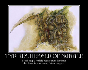 Typhus Quote Poster by CommissarMuskeg