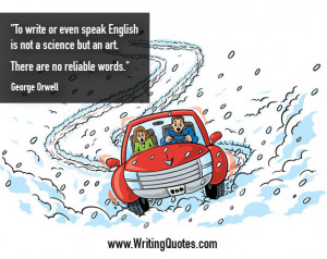 ... George Orwell Quotes - Science Art - George Orwell Quotes On Writing