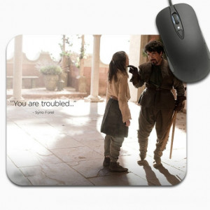 Game Of Thrones Syrio with Quote Mouse Pad
