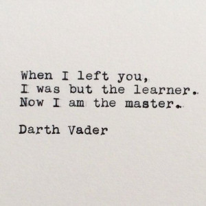 Star Wars Quotes Darth Vader Star wars darth vader quote