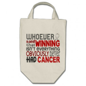Whoever Said Lung Cancer Tote Bag