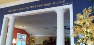 Beautiful verses and quotes everywhere but never overdone