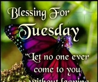 Tuesday Morning Blessing Quotes