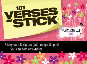 101 Verses that Stick for Girls based on the NIV Faithgirlz! Bible ...