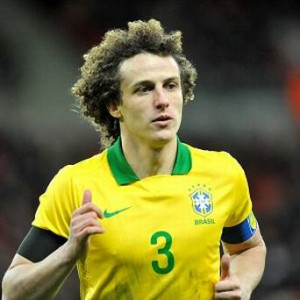 David Luiz suffered a nose injury playing for Brazil