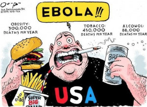 Ebola Deaths vs Obesity Deaths Smoking Deaths Alcohol Deaths - Funny ...