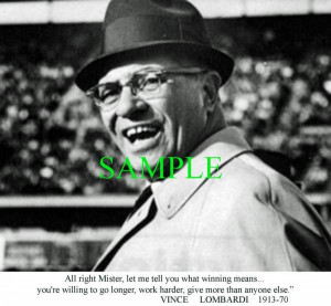 Details about VINCE LOMBARDI 