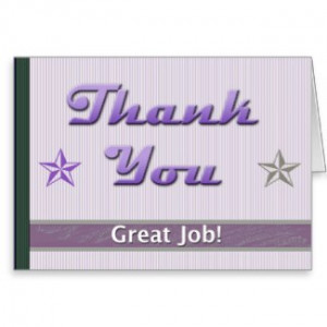 Employee Appreciation Thank You Cards