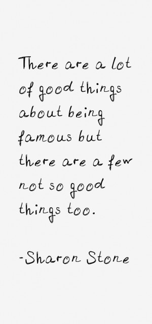 There are a lot of good things about being famous but there are a few ...