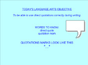 Direct Quotations [SMART Notebook lesson]