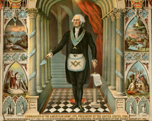 ... Washington was a devout Mason. In that speech, Mr. Dean claimed that
