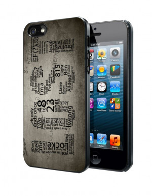 Lost TV Series Quotes Game Samsung Galaxy S3/ S4 case, iPhone 4/4S / 5 ...