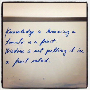 Knowledge Versus Wisdom - Imgur