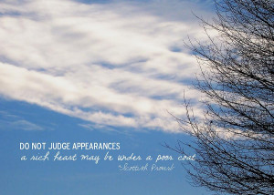 Winter Sky Quote Photograph