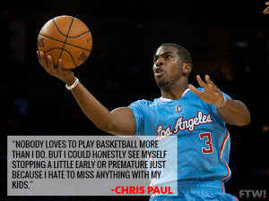 Chris Paul says he might retire early to spend more time with his kids