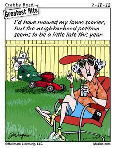 ... lawn mower funny pinterest humor maxine funny maxine work quotes
