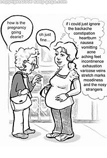 Pregnancy hormones. Wish I could say those things! More