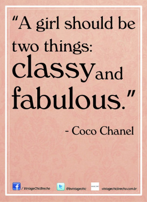 Coco Chanel. #quote #inspiration
