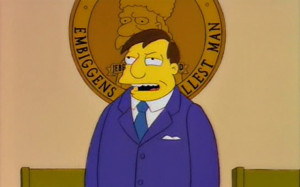 Simpsons Mayor Quimby