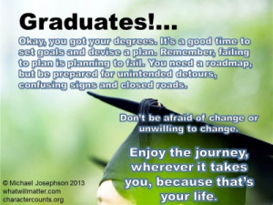 Post image for QUOTE & POSTER: Okay, you got your degrees. It’s a ...