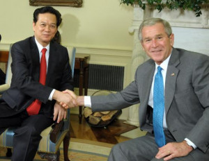 ... meets with Vietnamese Prime Minister Nguyen Tan Dung at White House