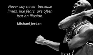 If anyone knows about pushing limits then Michael Jordan is your man ...