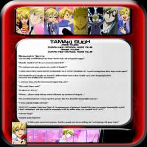 Sad Tamaki Gif Quote card: tamaki suoh by