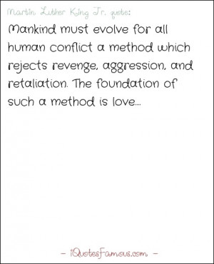 ... revenge, aggression, and retaliation. The foundation of such a method