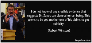 Robert Winston Quote