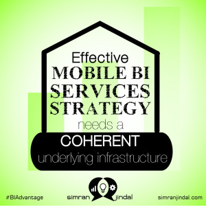 Effective mobile BI strategy needs coherent underlying infrastructure.