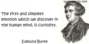 The first and simplest emotion which we discover in the human mind, is ...