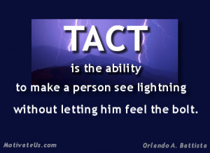 Tips On Being Tactful