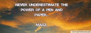 never underestimate the power of a pen and paper...mabz , Pictures ...