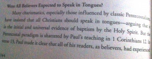 Do classical Pentecostals insist that all Christians should speak in ...