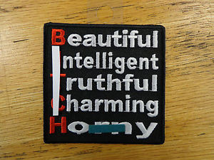 Beautiful-Intelligent-Funny-Sayings-Vest-Patch-Motorcycle-Biker-Outlaw ...