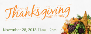 Thanksgiving 2013 Website header