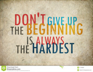 Old grunge vintage dont give up quote photo frame background. Suitable ...