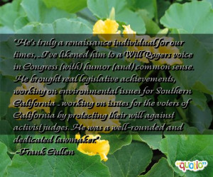 He's truly a renaissance individual for our