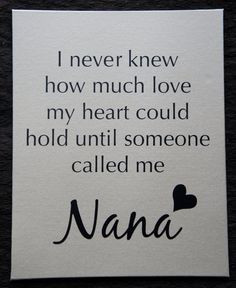 Quotes About Nana Love