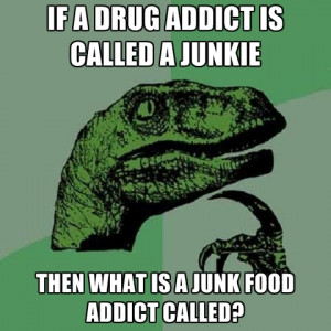 ... Drug Addict Is Called A Junkie Then What Is A Junk Food Addict Called