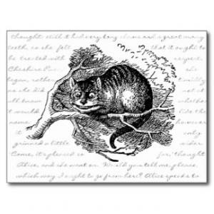 Chester Cat Alice In Wonderland Were All Mad Here