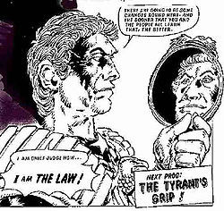 Chief Judge Cal (drawn by Mike McMahon )