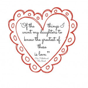 ... to know the greatest of these is love.
