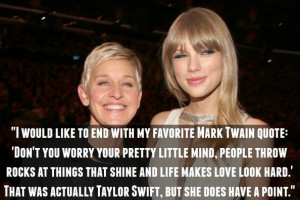 14. On the importance of Taylor Swift: