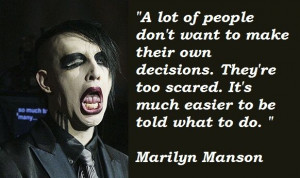 marilyn manson quotes -