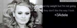 Adele quote Profile Facebook Covers