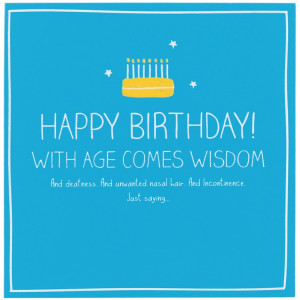 Happy Jackson Happy Birthday! With Ages Comes Wisdom Card