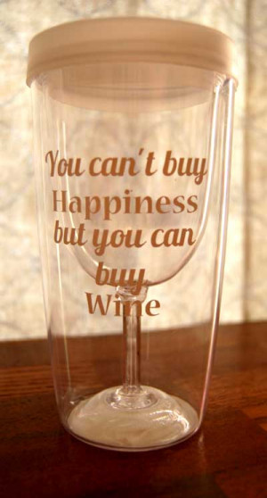 Wine Tumbler -- I love this gift idea for friends! From TheDesigNest