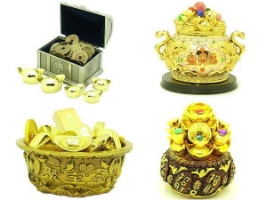View Product Details: Auspicious Feng Shui Wealth Pot Wealth Vase